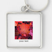 Bijenkorf Rood Sleutelhanger (Voorkant)