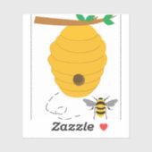 bijenkorf sticker (Vel)