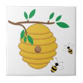 bijenkorf tegeltje (Voorkant)