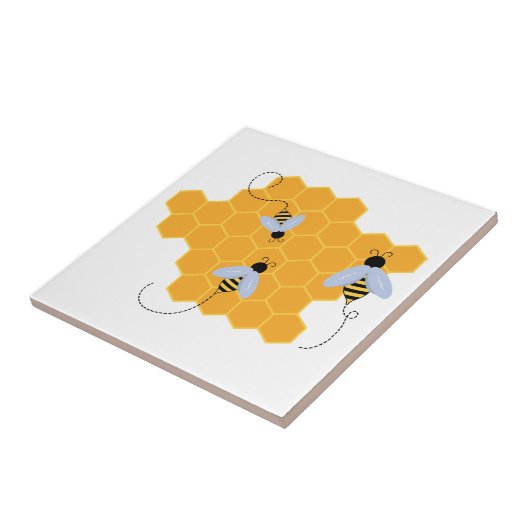 bijenkorf tegeltje (Zijkant)