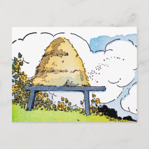 Bijenkorf Vintage Kunst Aangepaste Receptkaart Ans Briefkaart