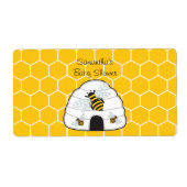 Bijenkorf water flesje label (Voorkant)