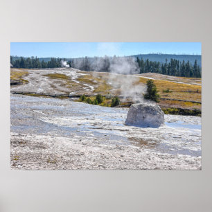Bijenkorfgeiser, Yellowstone National Park Poster