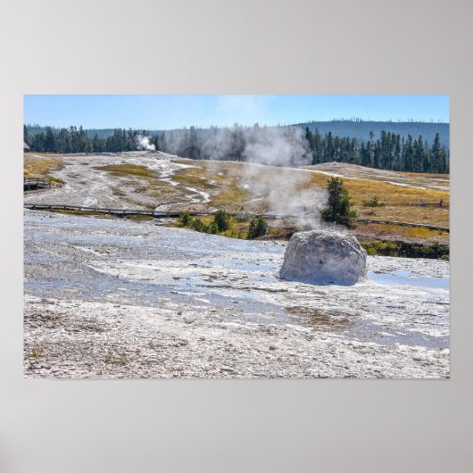 Bijenkorfgeiser, Yellowstone National Park Poster (Voorkant)