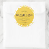 Bijenkorfproduct Ronde Label (Tas)