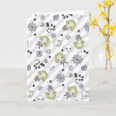 Bijenkorstingpatroon Kaart (Gele Bloem)