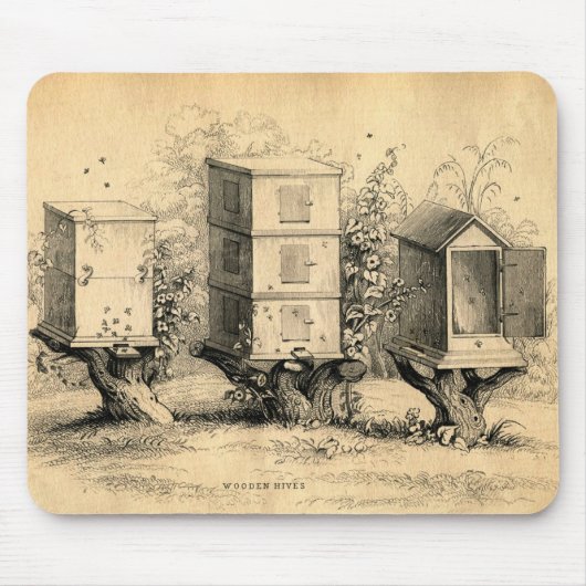  bijenkorven bijenkorven muismat (Voorkant)
