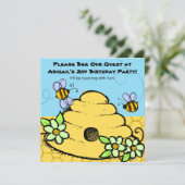 Bijenkorven en bijen Gepersonaliseerd op zaterdag Kaart (Staand voorkant)