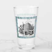   bijenkorven en Damask Glas (Achterkant)