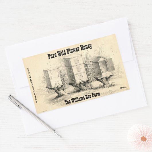  bijenkorven Honey Jar Stickers (Envelop)