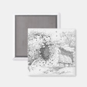  bijenkorven magneet (Voorkant / Achterkant)