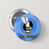 bijenkosher ronde button 5,7 cm (Voorkant /achterkant)