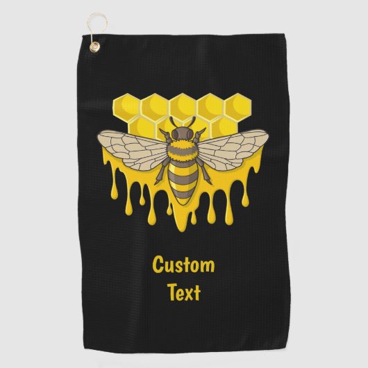 Bijenkuif Golfhanddoek (Voorkant)