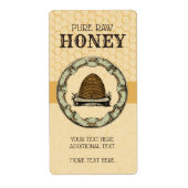  bijenkuif Honey Jar Etiket (Voorkant)