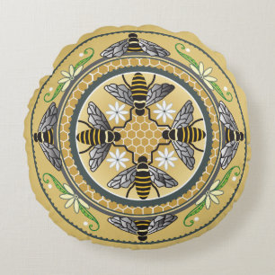 bijenkuif rond kussen