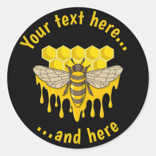 Bijenkuif Ronde Sticker