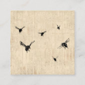 bijenkunst geïllustreerd ontwerp van de Stijl van Informatiekaartje (Voorkant)