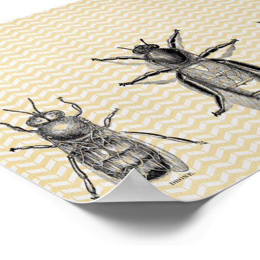  bijenkunst poster (Hoek)