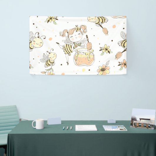 Bijenkunst Spandoek (Beurs)