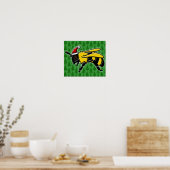 Bijenkwaart, afdrukken poster (Keuken)