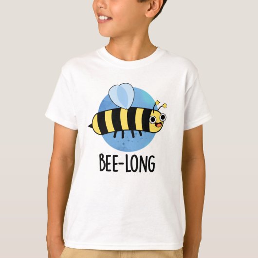 Bijenlange Funny Long Insect Bee Pun T-shirt (Voorkant)