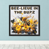 Bijenleven Canvas Afdruk (Insitu (Houten vloer))