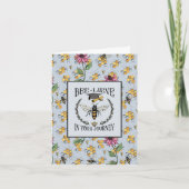 Bijenleven in uw reis Queen Bee Afstuderen Kaart (Voorkant)