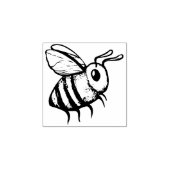 Bijenliefde Schattige imker Liefhebbers Bijnen Kun Rubberstempel (Afrduk)