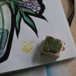 Bijenliefde Schattige imker Liefhebbers Bijnen Kun Rubberstempel