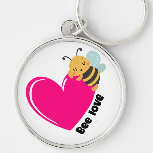 Bijenliefde Sleutelhanger (Voorkant)