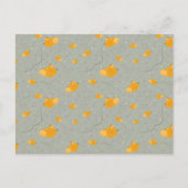 Bijenliefde voor een gelukkig Briefkaart - groen (Voorkant)