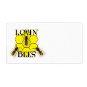 Bijenliefhebber Etiket (Voorkant)