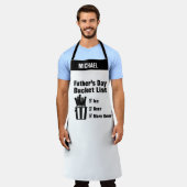 Bijenliefhebbers dag cadeau Dads Bucket List Funny Schort (Gedragen)