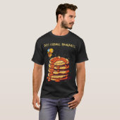 Bijenmachtige pancakes t-shirt (Voorkant volledig)