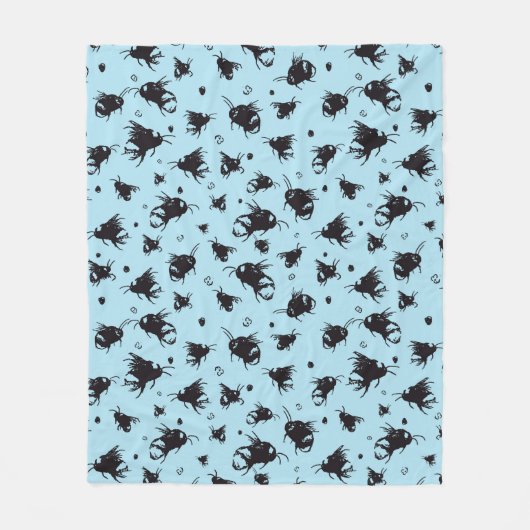 bijenmantel | Gezellig verjaardagscadeau voor haar Fleece Deken (Voorkant)