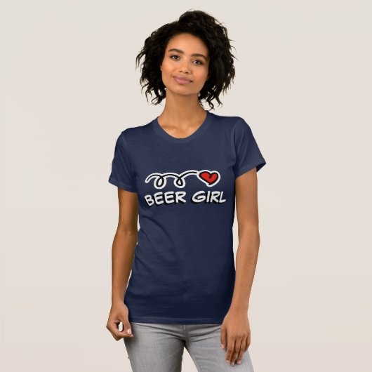 Bijenmeisje bij shirten t-shirt (Voorkant volledig)