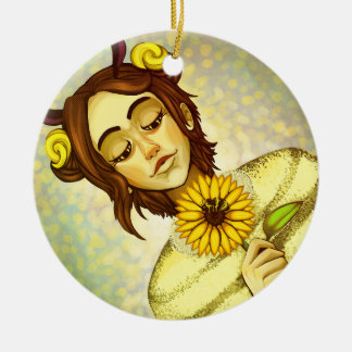 Bijenmeisje Keramisch Ornament