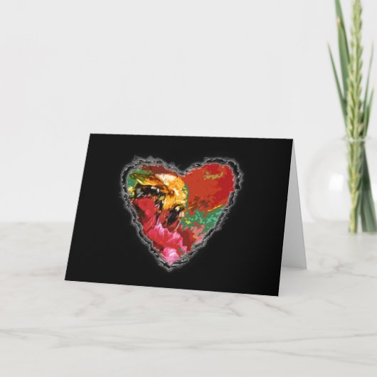 Bijenmijn bij hart Kaart (Voorkant)