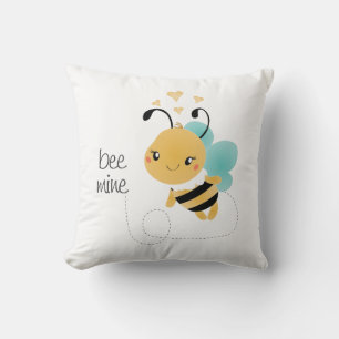 Bijenmijn Bumblebee Geel Zwart Kussen
