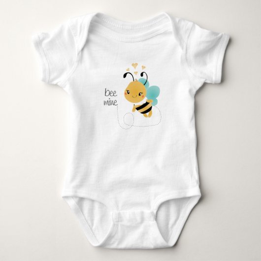 Bijenmijn Bumblebee Geel Zwart Romper (Voorkant)