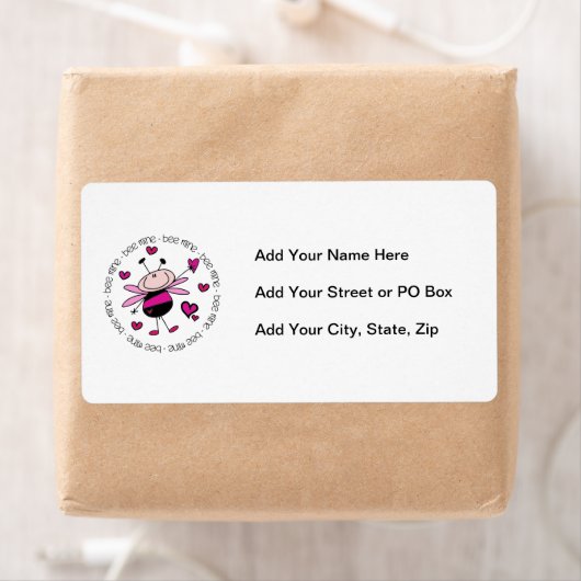 Bijenmijn-Valentijn Etiket (Insitu)