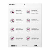 Bijenmijn-Valentijn Etiket (Full Sheet)