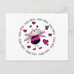Bijenmijn-Valentijn Feestdagenkaart