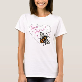 Bijenmijn Valentijn hart T-shirt