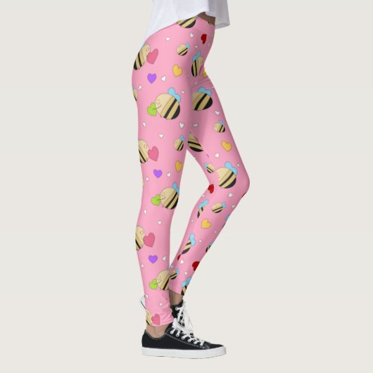 Bijenmijn-Valentijn Leggings (Rechts)