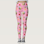 Bijenmijn-Valentijn Leggings (Voorkant)