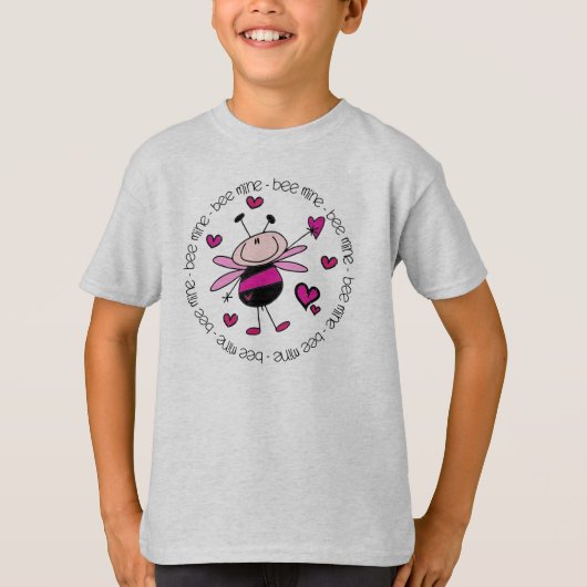 Bijenmijn-Valentijn T-shirt (Voorkant)