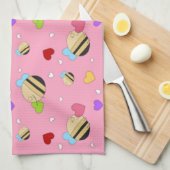 Bijenmijn-Valentijn Theedoek (Quarter Fold)