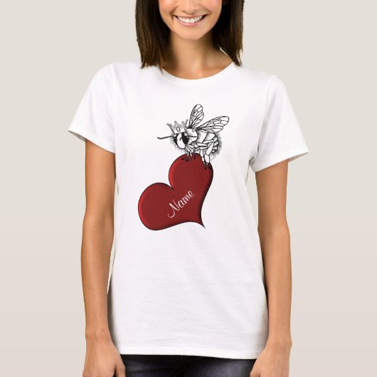  bijenmijn: Valentijn van Sonja A.S T-shirt (Voorkant)
