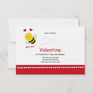 Bijenmijn-Valentijnsdag-kaart Kaart